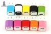 다채로운 1A 미국 플러그 AC 전원 어댑터 사각형 유형 홈 벽 충전기 단일 포트 USB 충전기 for iPhone5 6 7 10 colors 무료 배송 300pcs