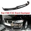 1 st Ac Style Carbon Fiber Fram Bumper Lip Spoiler för BMW 3 Serie F30 F35 3D Head Bumpers