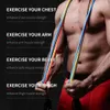 11 pçs / set faixas de resistência conjunto treinamento exercício yoga tubo puxar corda expansor de borracha látex elástico bandas equipamentos fitness pilates217y