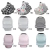 31 Styles ins floral stretchy bomull baby ammande täckning ammande täcke rand säkerhetssäte bil integritet täcker halsduk baby blanke4384130