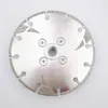 D105-125mm 5 Pieces Electroplated Diamond Cutting Grinding Disc M14 Flange With Protection Coated Diamond Blade Granite Marble