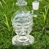 Thick Glass Smoking Pipe Transparent Recycler Oil Dab Rigs Fab Egg Glass Bong Oil Rig Shisha Hookah Water Glass Pipe Clear Smoking Pipes