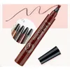 SUAKE breveté Microblading sourcil tatouage stylo 4 tête Fine croquis fourchette pointe sourcil tatouage teinte stylo liquide sourcil Gel maquillage