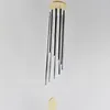 DHL Wind Chime 6 Деревянные полые алюминиевые металлические трубки Лучшая средняя большая деревянная духовая колпак с доставкой Насыщенные полные расслабляющие тона Внутренний дворик на открытом воздухе