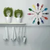 Nuovo design Orologio da parete creativo Multicolore Decorazione domestica Posate Utensili da cucina Cucchiaio Forchetta Orologio Orologio da parete Decorazioni per la casa