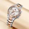 836 Nieuwe aangekomen Kademan Dames Horloges Unieke Ontwerp Jurk Dames Horloge 3Tam Full Steel Quartz Watch Fashion Casual