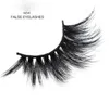 Nyaste 25mm Mink False Eyewashes 5d Mink Lashes Mjuk naturlig tjock korshandgjord med paket J1052