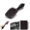 Air Brush One Step Hair Dryer Styler Hair Air Brush Negative Ion Straightener for All TypeUS Plug1631940