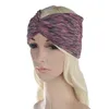 Running Fitness Yoga Headband Stretch Sweat Absorption Hair Wrap Bohemian Fashion Crossing Hairband 6 Färger Partihandel