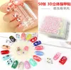 30 Листов Снежинка Луки 3D Nail Art Наклейки Маникюр Советы Наклейка DIY Рождественские Подарки