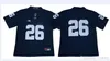 2019 Penn State Nittany Lions # 26 Saquon Barkley 9 Trace McSorley 1 Joe Paterno Navy Blue White PSU Jersey uomo College Jerseys8796312