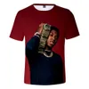 YoungBoy Nunca Quebrou Novamente Camisetas Homens Mulheres Impressão 3D Rapper Cantor Personagem Padrões Personalidade Manga Curta Camiseta Engraçada 8841717