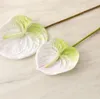 Artificiell anthurium 3D-utskrift PU Succulent 68cm höjd simulera blommor till juldekoration fyra färger för val
