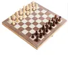 3 en 1 30 30CM planche pliante en bois jeu d'échecs international pièces ensemble Staunton Style Chessmen Collection jeu de société Portable282g8506128