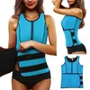 Novas mulheres neoprene sauna colete corpo shaper emagrecimento cintura trainer moda treino shapewear ajustável cinto de suor espartilho7876533