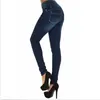 Осенний зимний толкай плюс размер джинсы с высокой джинсовой тренас -брюками Женские джинсы с парнями для женщин для женщин теплый 266y