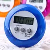 Hot vender LCD Digital Kitchen Timer portátil Rodada contagem regressiva Magnetic Alarm Clock Timer com suporte utensílio de cozinha 5 cores 300pcs