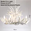 2021 cervo antler lampadari lampade a sospensione lampade Ramadan decorazioni a LED luci americane country loft decor luce 110 260 V