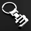 Metal Car Key Chain Rings Jewelry Number Design Pendant Fashion Keychains Accessories Zinc Alloy Charm Keyring Holder for Men Women
