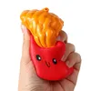 Slow Rebound Squishy Toys Cartoon Milk Carton Hamburger Chips Popcorn Squeeze Fidget Toy Stress Relief Decompression Toys Anxiety Reliever