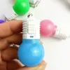 Clés Flash LED de vente chaude du fabricant, pendentif ampoule LED, cadeau d'activité créatif et pratique