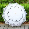 48 cm długie uchwyt koronki parasole ręcznie robione sztuki ślubne druhny prezenty hafty parasol ślubny parasol romantyczny bridal wx9-1872