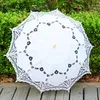 48 cm Spitzenschirme mit langem Griff, handgefertigte Kunst, Hochzeit, Brautjungfer, Geschenke, Stickerei, Hochzeitsschirm, Sonnenschirm, romantische Braut WX918726309974