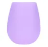 colorful Silicone Red wine glass Stemless Unbreakable Beer Bottle Soft Water Bottles