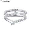 ladies white gold wedding bands