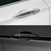 BMW x5 x6 f15 x1 için Gerçek Karbon Elyaf Kapı Kolu Sticker Araba Şekillendirme Dekorasyon Şekillendirme Araç Aksesuarları Touring 2 serisi
