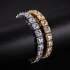 10mm Iced Out Bling AAA Zircon 1 Row Tennis Chain Necklace Men CZ Necklace Hip hop Jewelry 7 inch--24 inch Gold Silver Charms