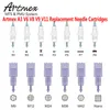 Cartouche d'aiguille de remplacement Artmex V9 V8 V6 V11 A3 MTS PMU pour stylo derma de machine de tatouage de maquillage permanent