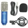 BM-800 Dynamisk kondensor Ljudinspelning Mikrofon med stötdämpning för radio Braodcasting KTV Karaoke med Shock Mount