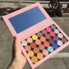 Christmas Cosmetic Bundle Sale Pink One Open Eyeshadow Palette+Silver Zipped Makeup Bag High Quality Blendable Eye Shadow 28 Color Free Ship