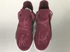 Authentic Pharrell Williams HU Human Race Trail Running Shoes Species Black Scarlet Friends And Family YOU NERD Holi Festival Cotton Candy