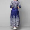 Casual jurken 5xl plus size Afrikaanse lange maxi voor vrouwen zomer 2023 losse Afrika jurk bloemenprint dashiki dames kleding