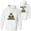 Studente giovanile maschile di Haiti nome personalizzato numero stampa foto sezione spessa pullover unisex felpe casual per ragazzo