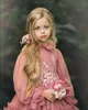 Inverno Abiti Flower Girl per Matrimoni manica lunga ragazze del merletto vestito da spettacolo Piano Lunghezza bambini vestito comunione di compleanno