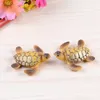 DIY Miniature Dollhouse Fairy Garden Resin Turtle 2pcs Micro Landscape Resin Craft Gift For Kid