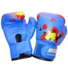 Enfants enfants gants de boxe dessin animé impression respirant doux Pu Sparring formation gants de boxe Kickboxing Pads8521872