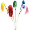 1pc Teaser Feather Toys Kitten Funny Colorful Wand Plástico Toy Pet Toy Interactive Supplies7866652