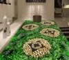 Personalizzato 3d foto carta da parati stile cinese verde prato verde mosaico soggiorno bagno pavimento in PVC autoadesivo murale murale