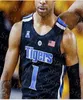 2019 Custom Memphi Tigers Tigers College Basketball 5 Boogie Ellis 32 James Wiseman Jeffries Achiuwa Hardway NCAA сшитые майки высокого качества