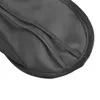 Svart Ögonmask Polyester Svamp Skugga NAP Cover Blindfold Mask för sovande Travel Soft Polyester Masks 4 Layer Gratis DHL