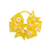 Bébé Arc Bandeaux Swallowtail cheveux cravates Filles Tournesol Belle Marguerite Cheveux cordes Enfants Cheveux Accessoires pour Brithday Party Favor M1578