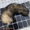 40cm 16 -Real Orijinal Sun Fox Fur Tail Keychians Cosplay Oyuncak Keyasyon Çantası Takım Araba Telefon Tasselleri Kolye Hediye2294