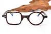 Marque hommes lunettes cadres Vintage rond lunettes myopes lunettes optiques hommes petites montures de lunettes pour lentille de prescription avec boîte
