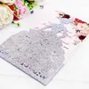 2020 New Silver Glitter Laser Cut Pretty Princess Biglietti per inviti per biglietti d'auguri Sweet 15 Quinceanera Sweet 16th Inviti di fidanzamento