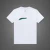 Марка Крокодилы Men T Shirt Высокое качество Мужчины Твердые Хлопок Шорты Tee Summer Версия для печати Мужские футболки