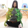 boy and girl birthday Lizards doll pillow creative personality simulation spoof smile chameleon plush toy gift for children